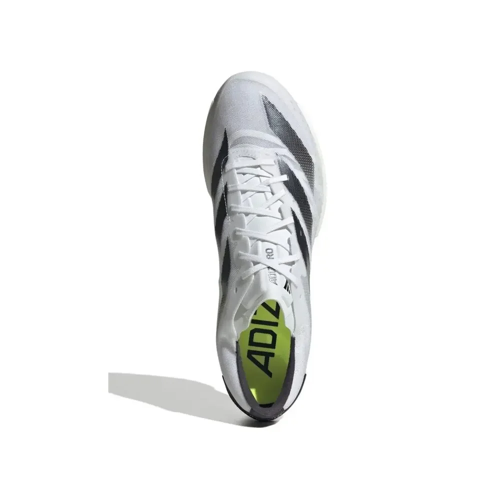 Adidas Adizero Ambition Track Spikes Sz 12 Men / 13W White Volt Sprint Running